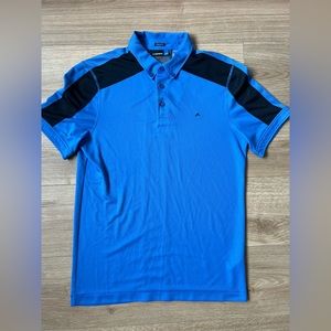 J Lindeberg blue golf polo